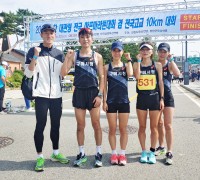 구미시청 육상팀 '2020 대관령 전국하프마라톤대회' 3개부문 입상