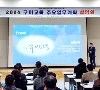 구미교육지원청 '2024 구미교육 주요업무계획 설명회' 개최