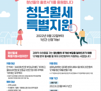 구미시 '청년월세 한시 특별지원' 8월22일부터 신청 접수!