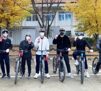 경북생활과학고, 낙동강 자전거 길 따라 사제동행 자전거 라이딩!