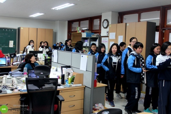 중국 중학교 방문단, 자매학교 사곡고 방문